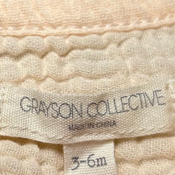 Grayson Collective 2-Piece Baby Girl Matching Outfit- Peachy Pink/ Size 3-6M - Picture 3 of 6